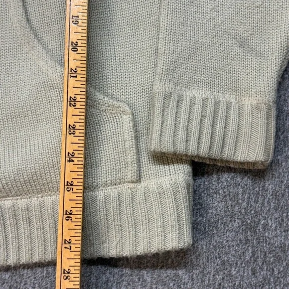 VTG Stussy Wool Blend Chunky Knit Full Zip Hoodie Sweater Mens L Baggy Y2K Skate - Picture 7 of 11